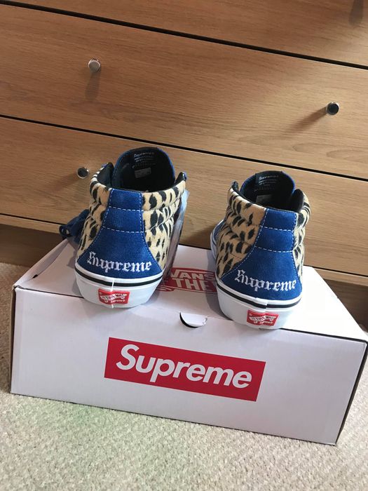 Blue best sale supreme vans