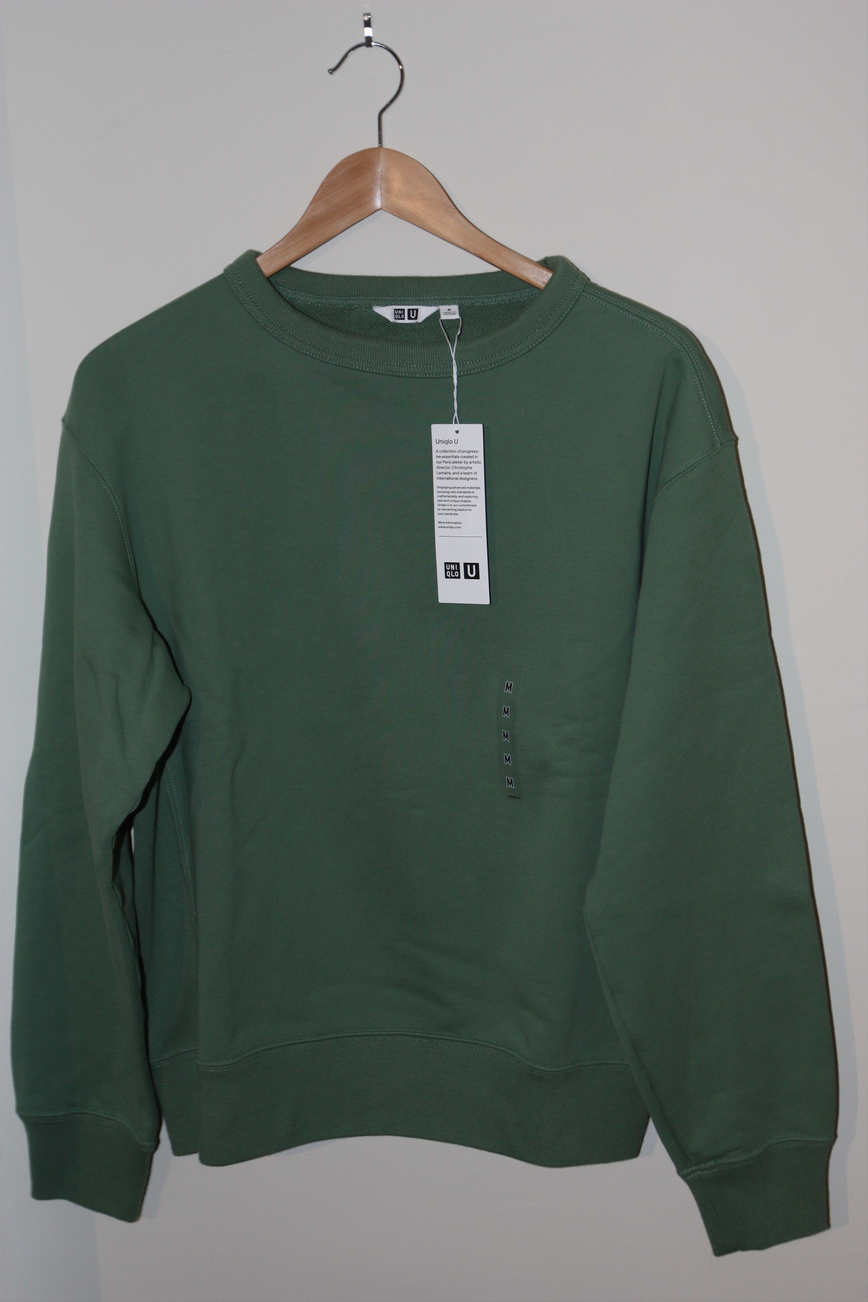 Lemaire Uniqlo UNIQLO U MENS WIDE FIT LONG SLEEVE PULLOVER SWEATSHIRT Grailed