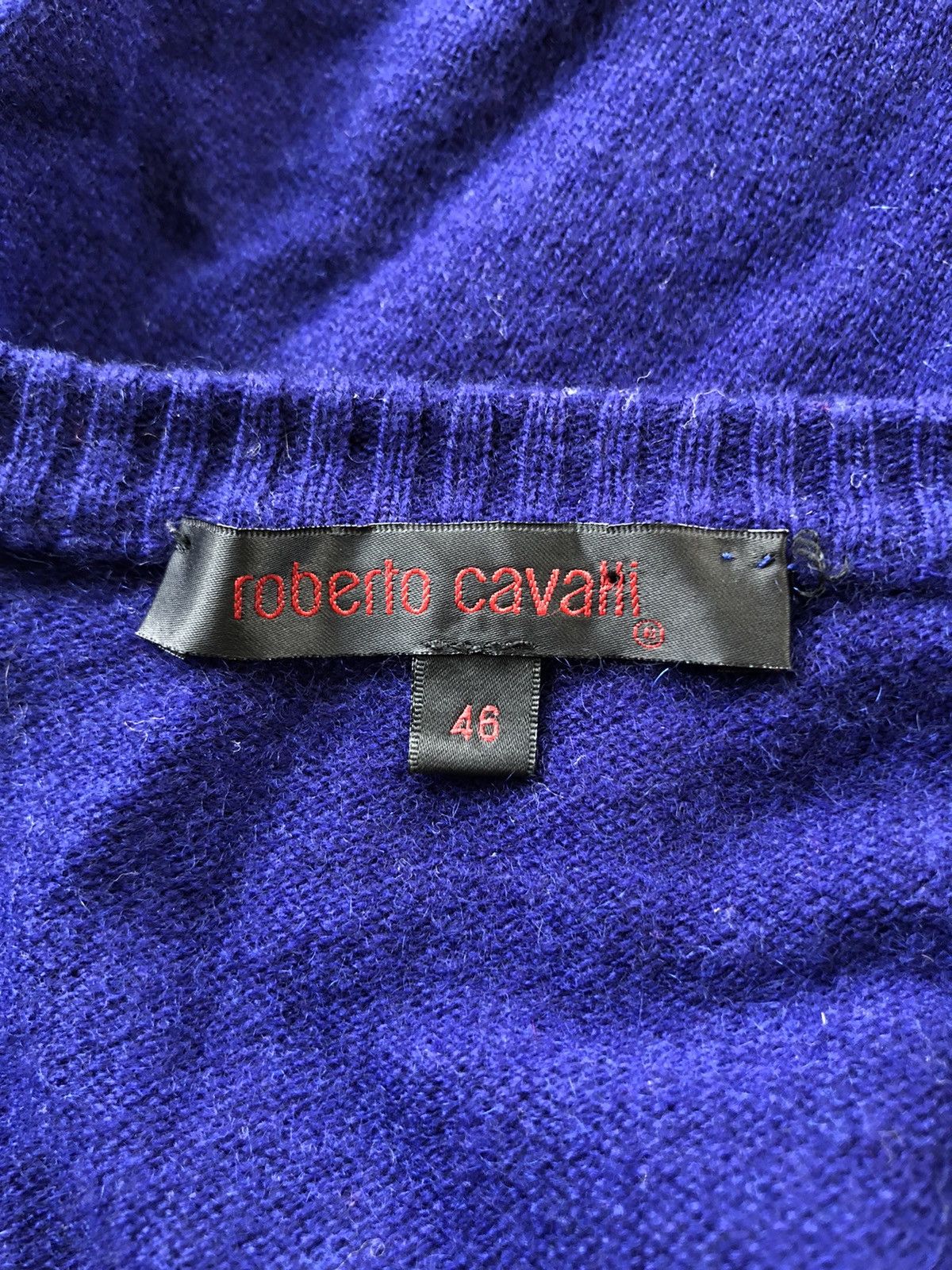 Roberto Cavalli OG Roberto Cavalli 🇮🇹 Mainline 🐍 Patch Cashmere Sweater Size US M / EU 48-50 / 2 - 4 Thumbnail