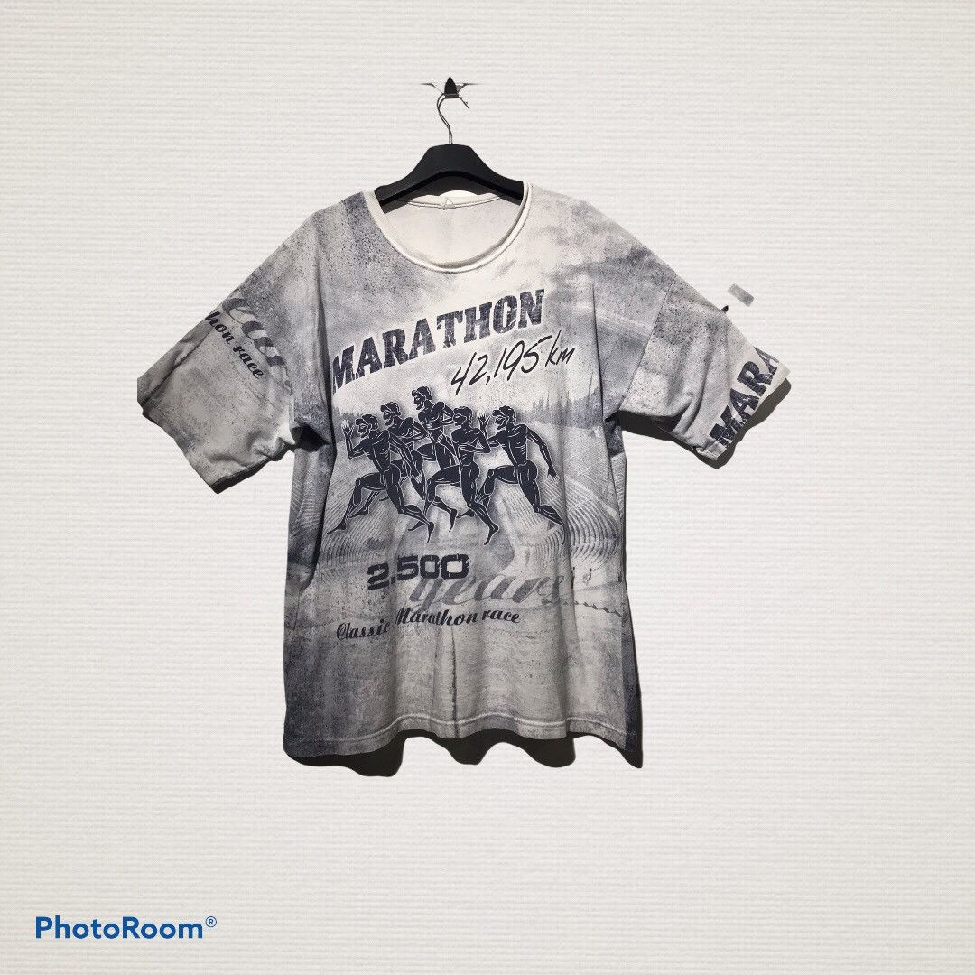 Other × Vintage VINTAGE MARATHON FULLPRINT SHIRT Size US XL / EU 56 / 4 - 1 Thumbnail