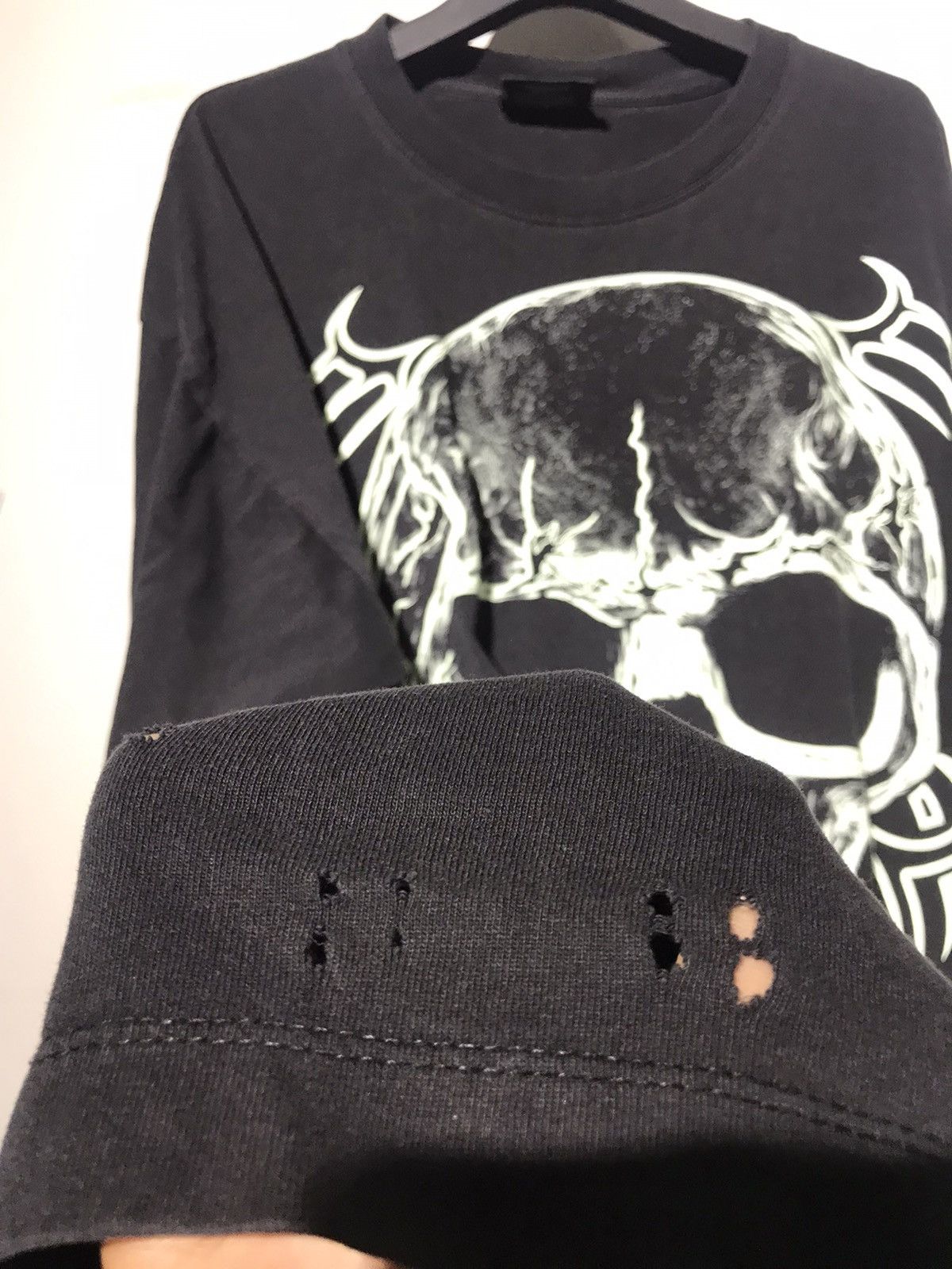 Expert Horror × Vintage VINTAGE SKULL GLOW IN THE DARK SHIRT Size US XL / EU 56 / 4 - 3 Thumbnail