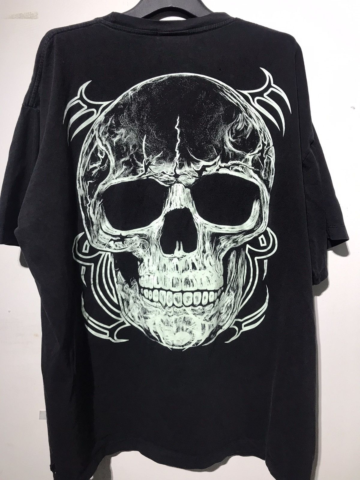 Expert Horror × Vintage VINTAGE SKULL GLOW IN THE DARK SHIRT Size US XL / EU 56 / 4 - 7 Thumbnail