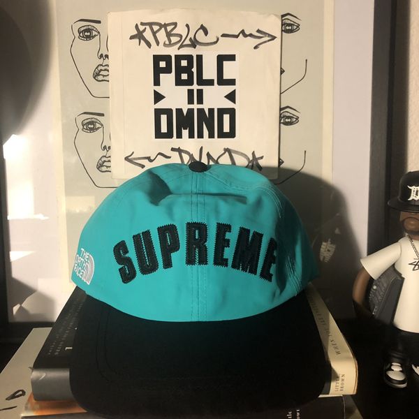 supreme north face 6 panel hat