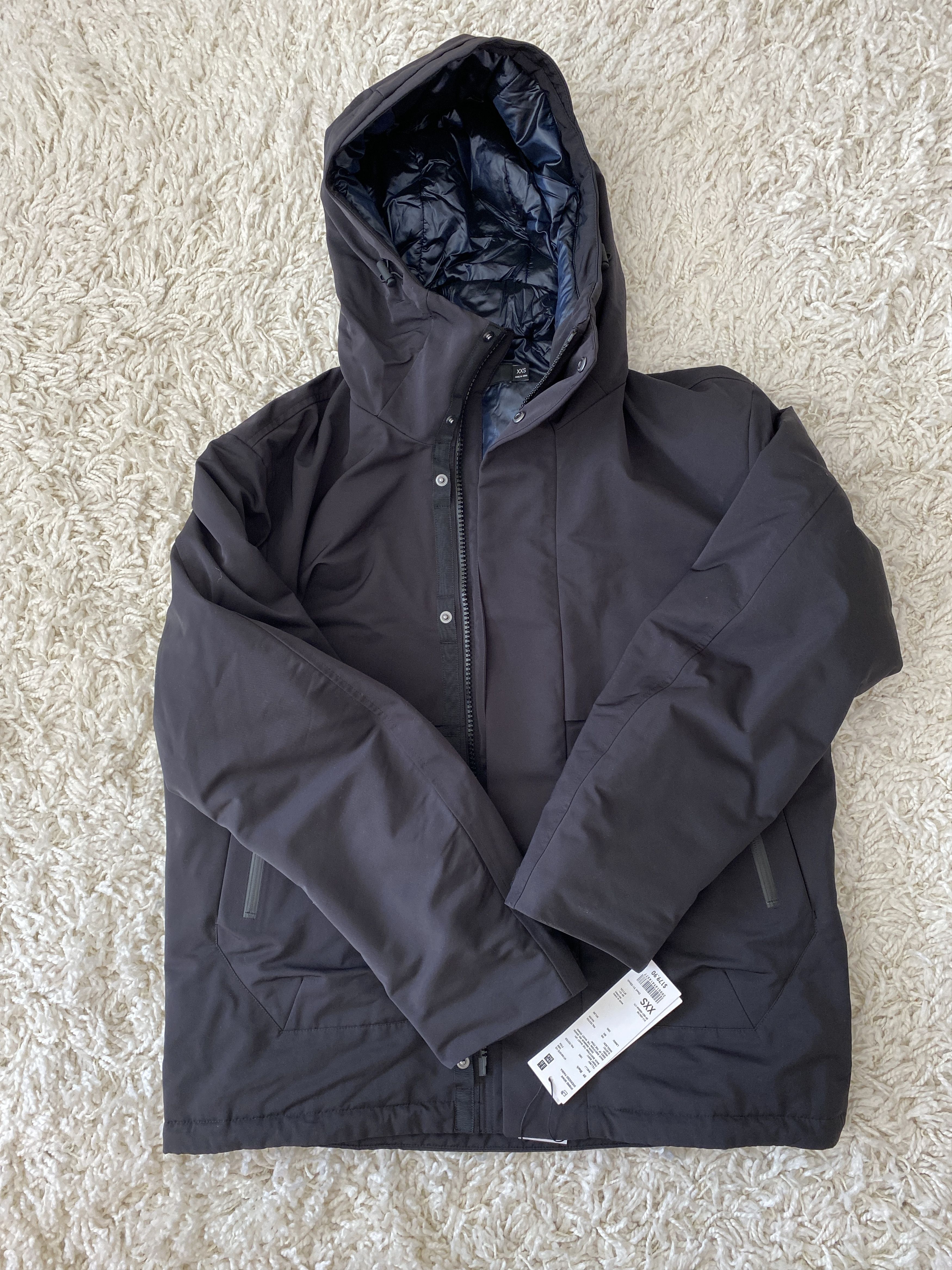 Uniqlo Uniqlo Jil Sander J+ Hybrid Down Oversized Parka Black | Grailed