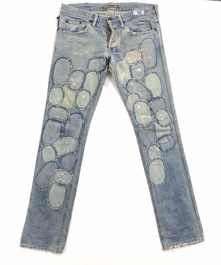 Japanese Brand Rare Patch Cosmic Wonder Denim Size US 34 / EU 50 - 1 Thumbnail