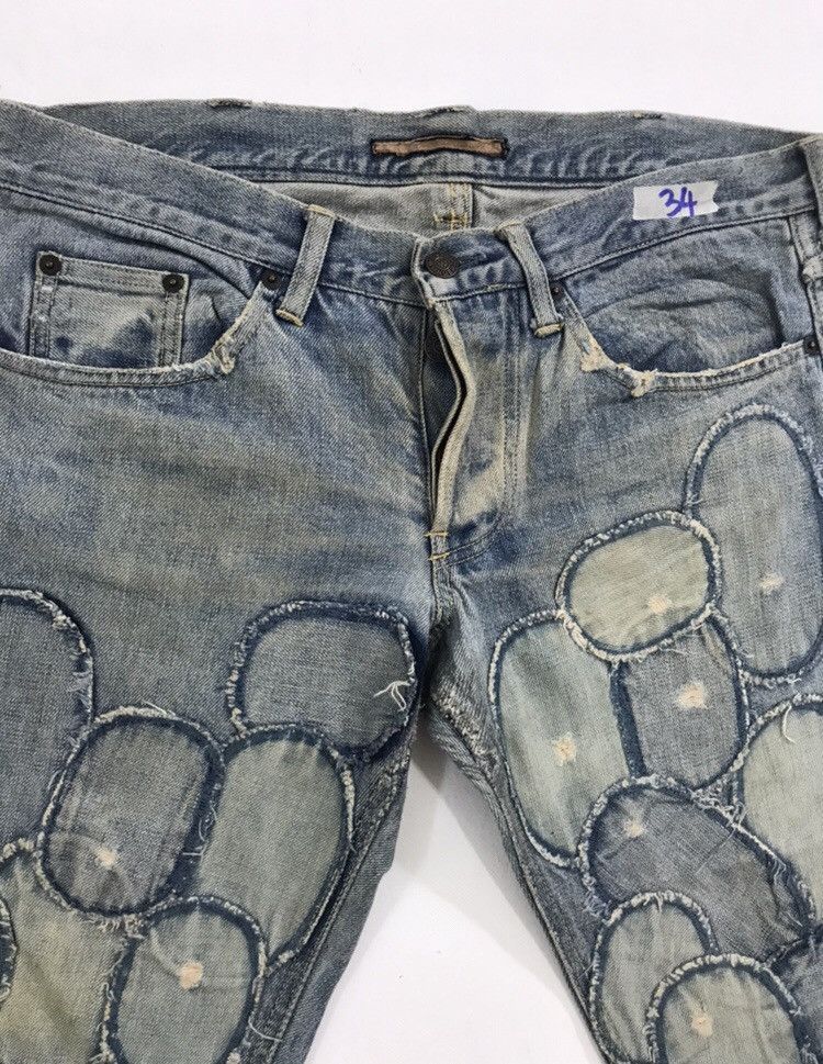Japanese Brand Rare Patch Cosmic Wonder Denim Size US 34 / EU 50 - 2 Thumbnail