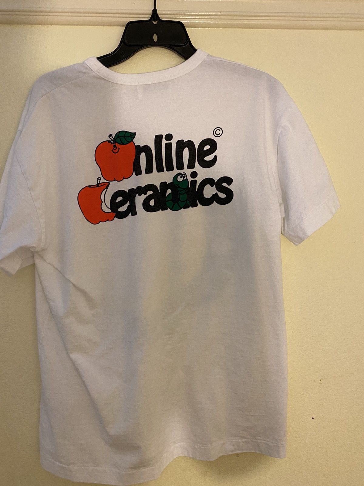 CDG by Comme des Garcons × Online Ceramics Online Ceramics CDG Moon Logo T-Shirt White DS Size US XXL / EU 58 / 5 - 2 Thumbnail