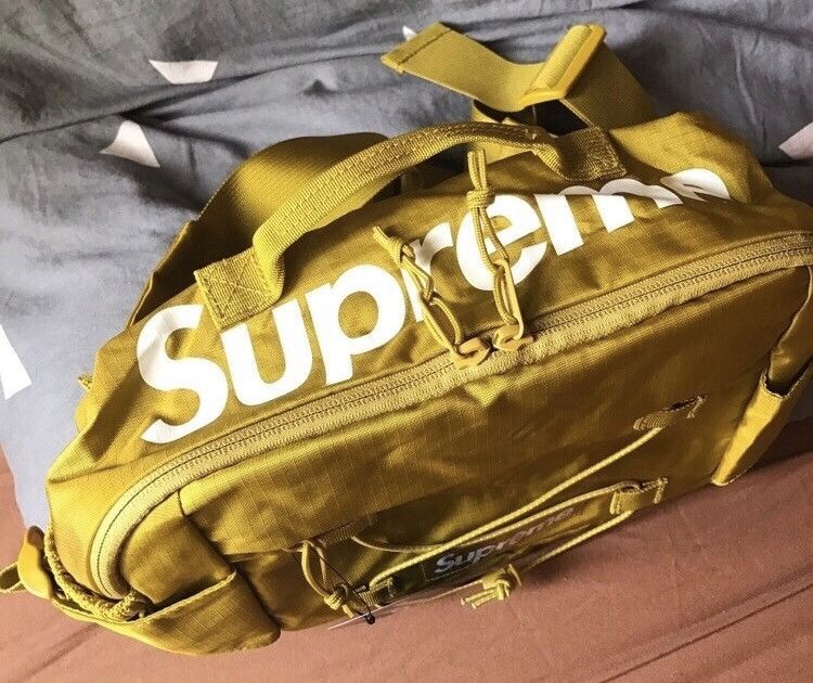 Supreme Shoulder waist Bag Ss17 Yellow Green Grailed