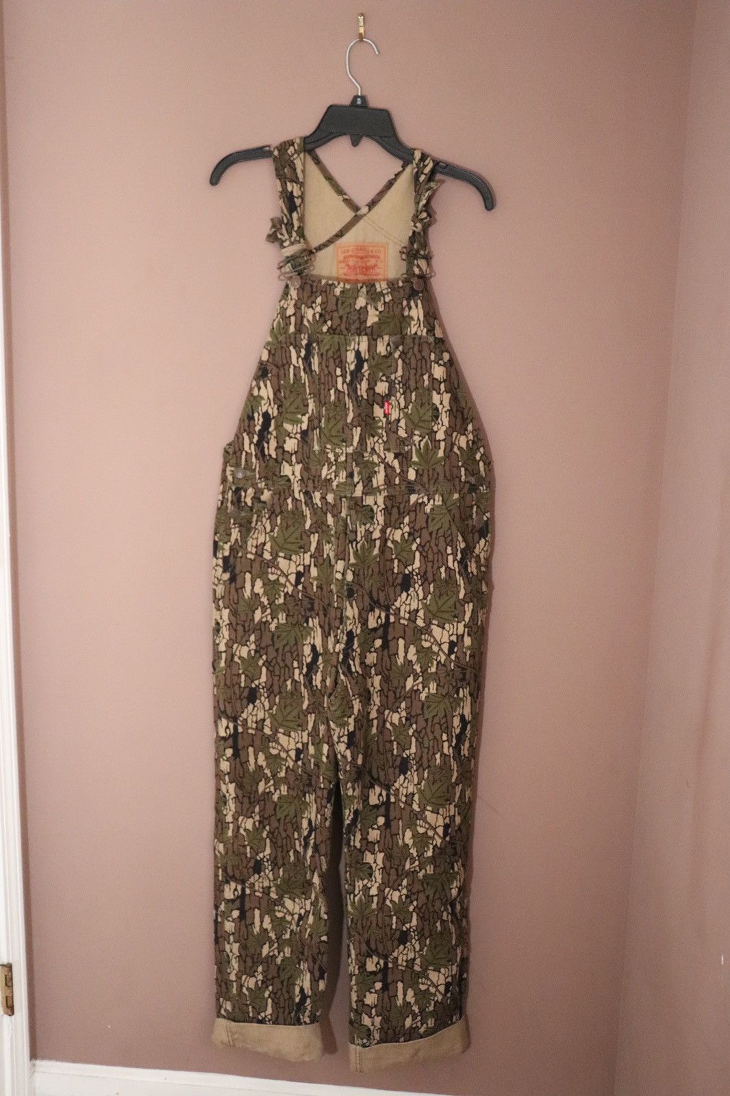 パンツ Supreme Levi's Camoflage Canvas Overalls 2017 SUPREME X LOUIS VUITTON JACQUARD DENIM OVERALLS PANTS
