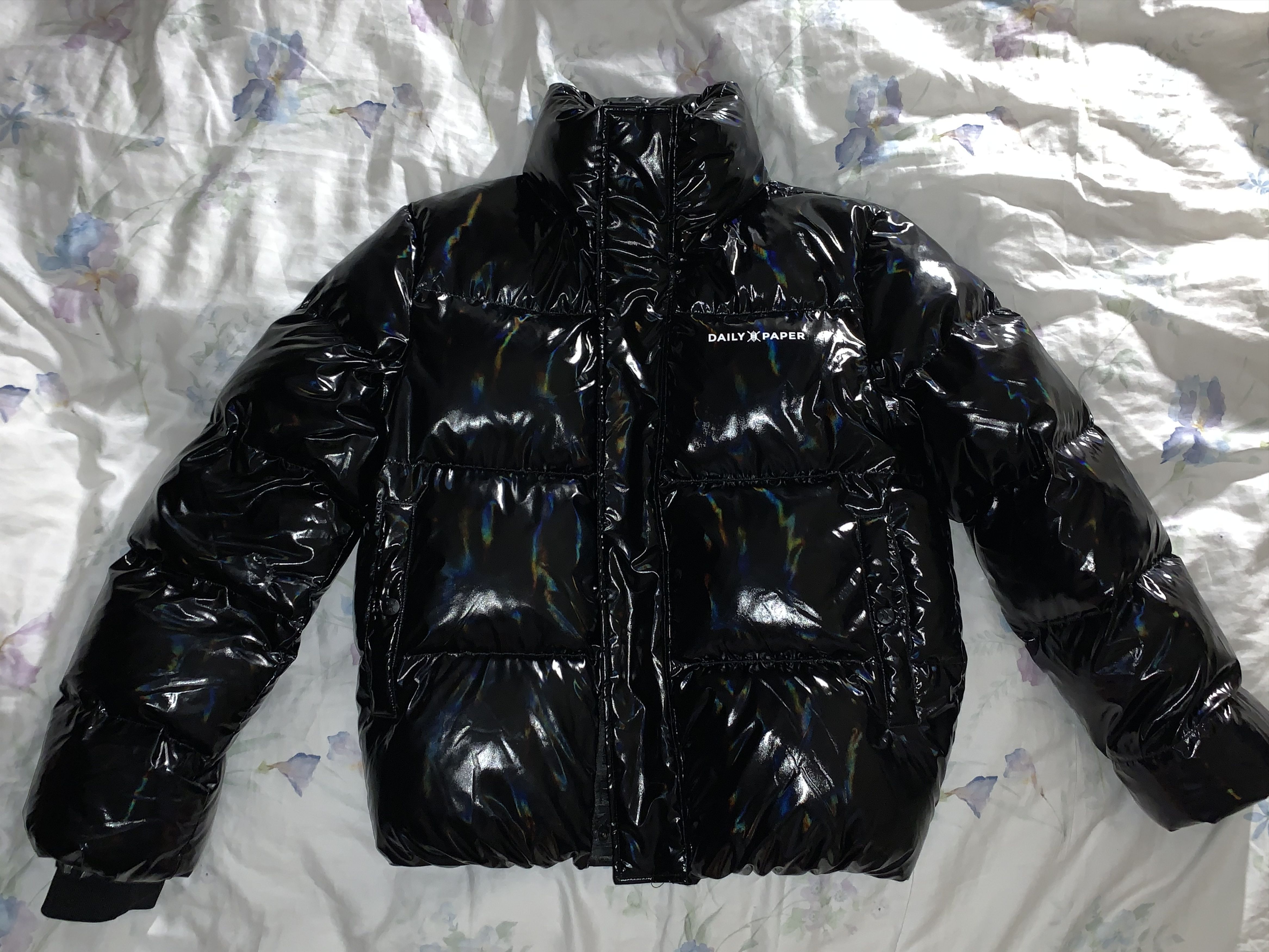 Daily paper black core puffer jacket clearance