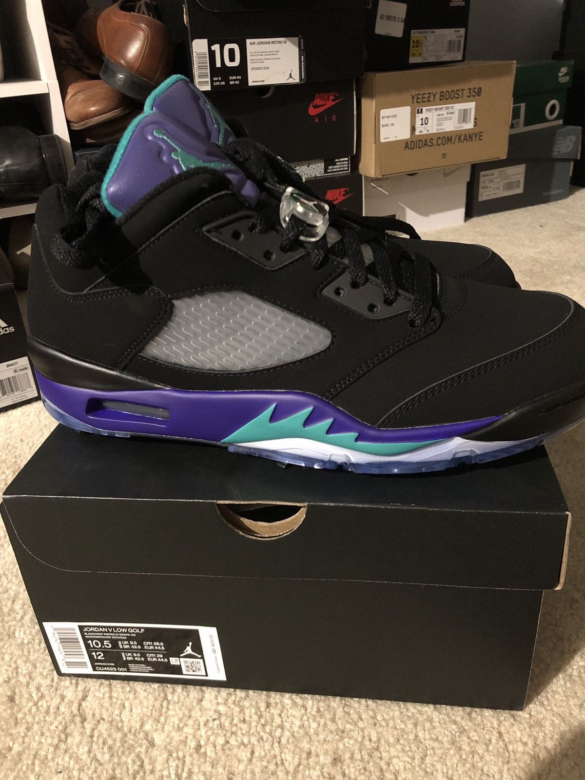 Jordan Brand Air Jordan 5 Low Golf Black Grape | Grailed