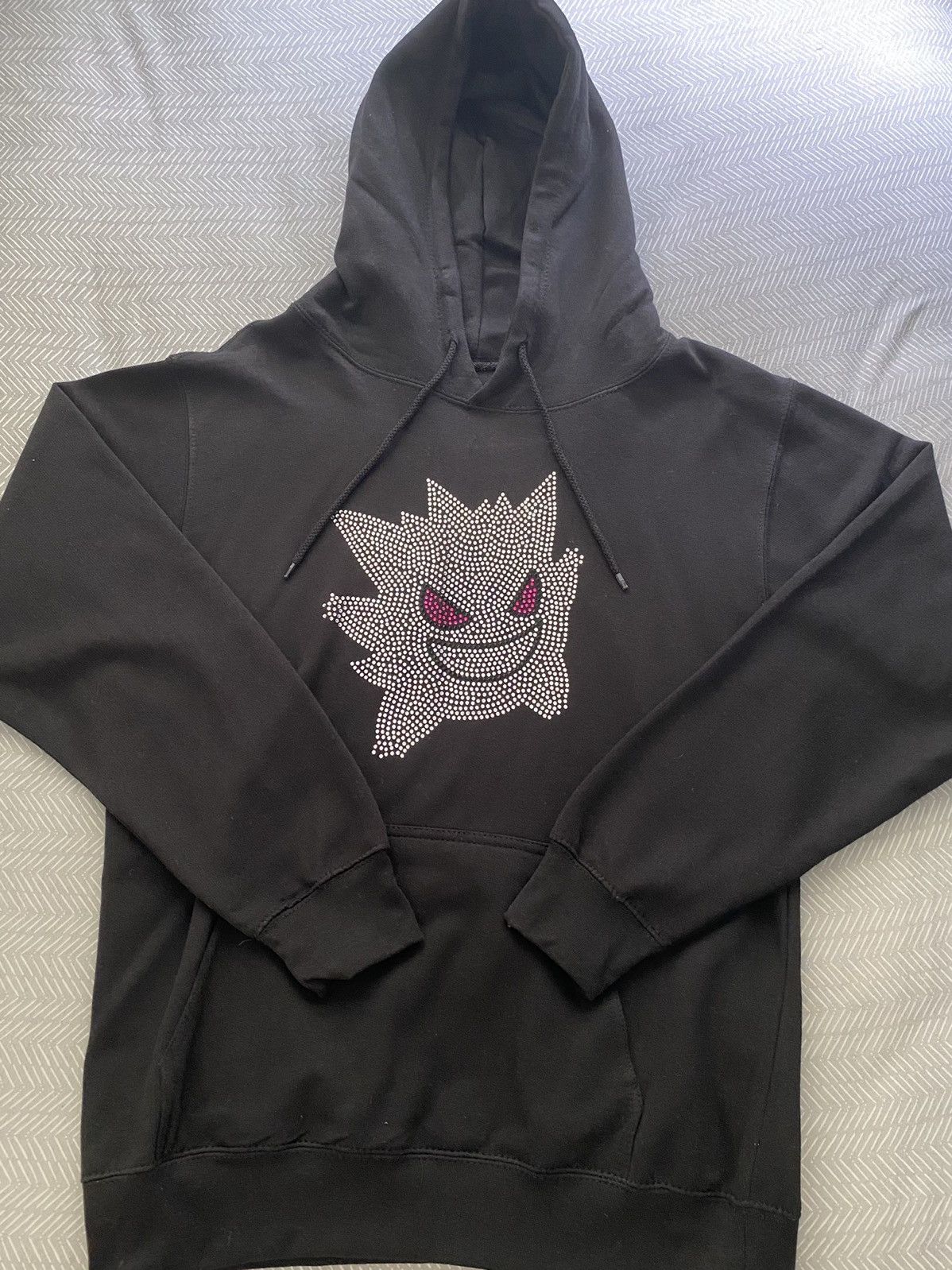 Pokemon Gengar Swarovski Hoodie Black Grailed