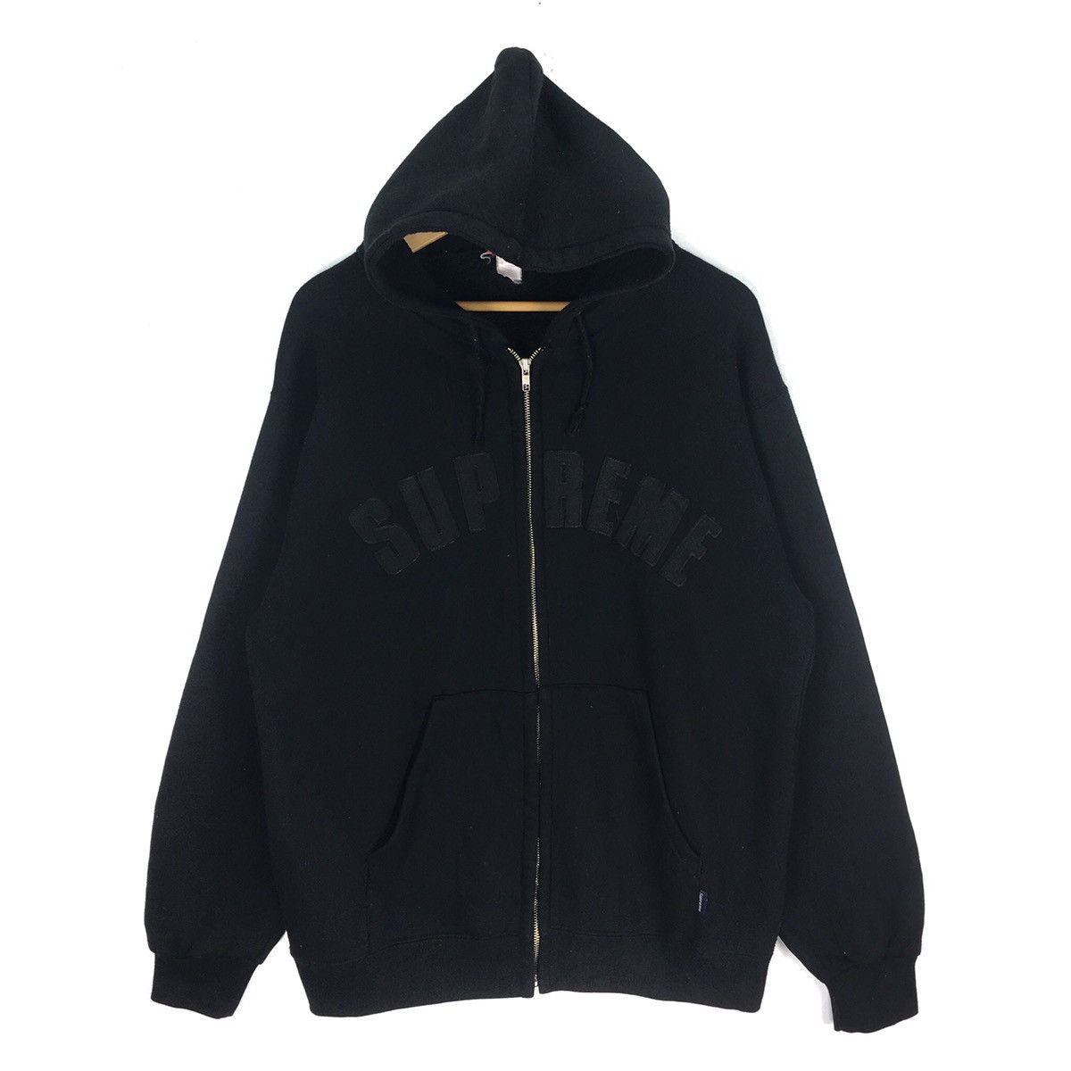 Thermal Zip-Up Hoodie (Black)