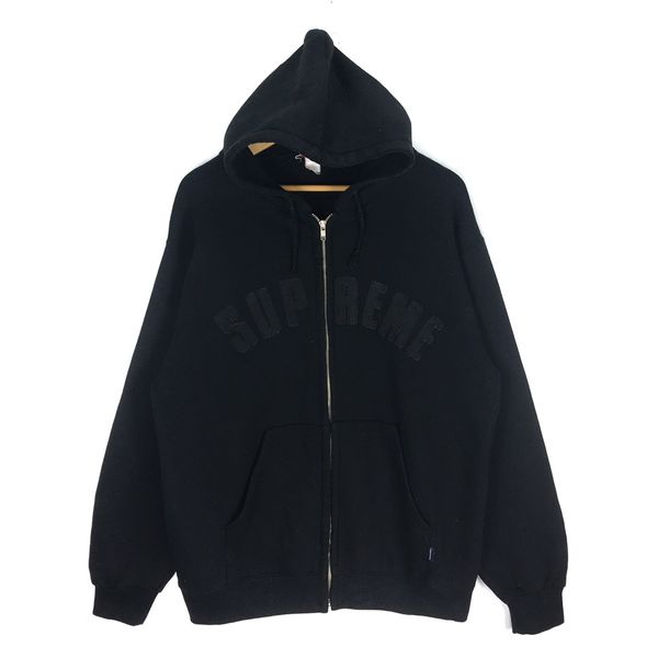 Supreme Vintage 90s Supreme Arc Thermal Hoodie Full Zip | Grailed