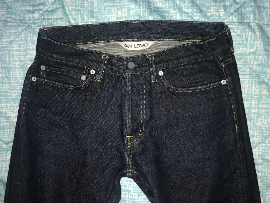 Our Legacy Our Legacy first Cut Jeans - Raw blue /W32L32 | Grailed