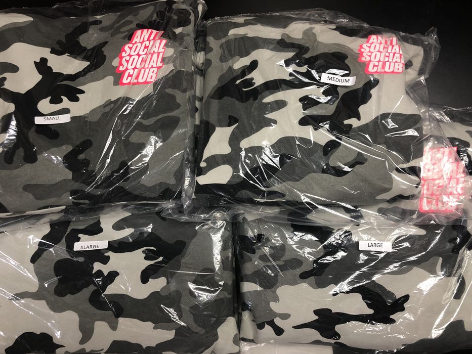 Assc blocked siberia camo hoodie on sale