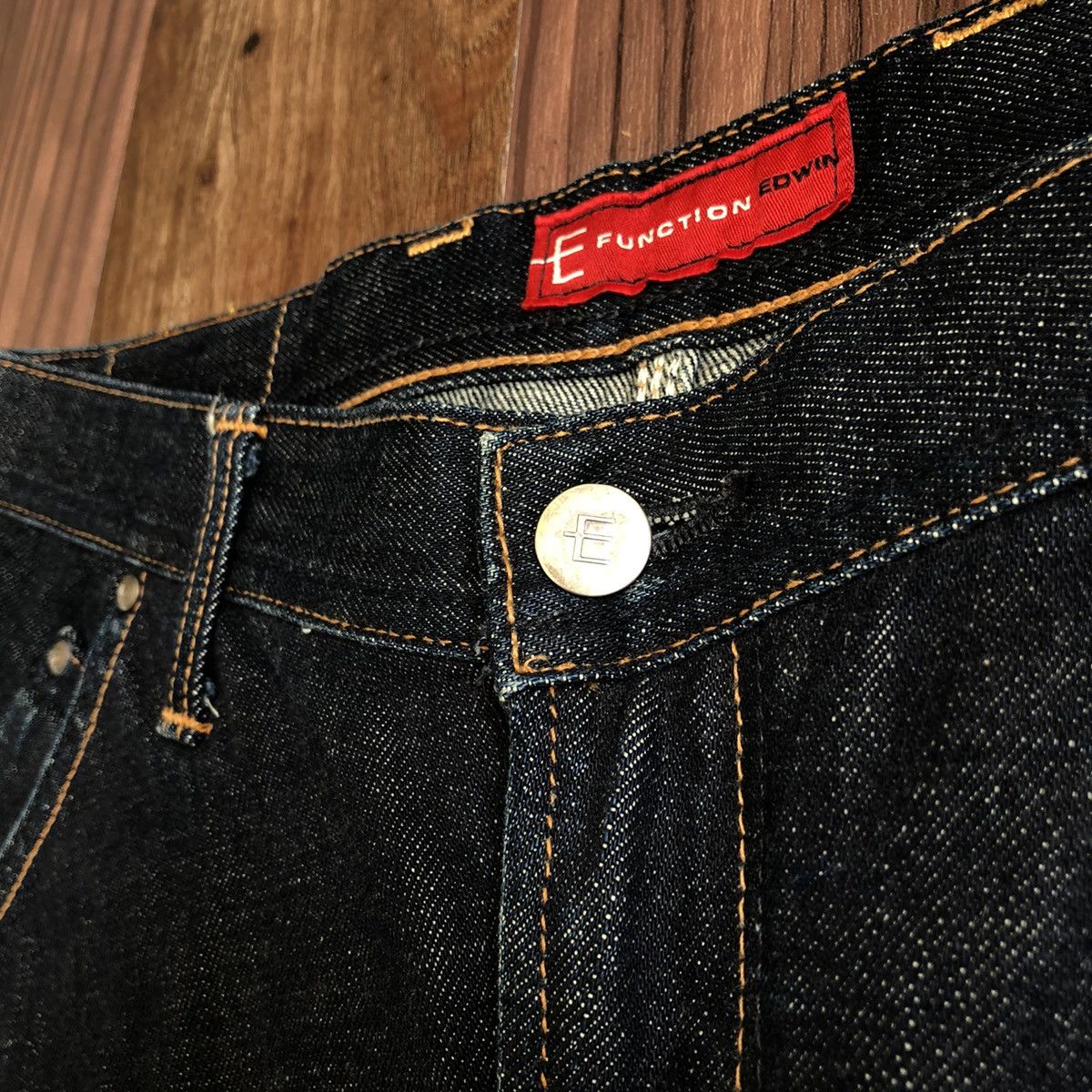 Edwin × Japanese Brand Edwin E Function Denim Blue Jeans Size US 33 - 3 Thumbnail