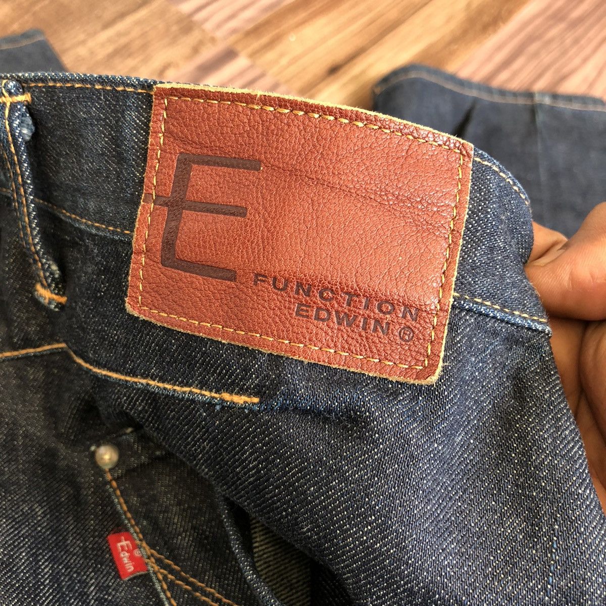 Edwin × Japanese Brand Edwin E Function Denim Blue Jeans Size US 33 - 8 Thumbnail