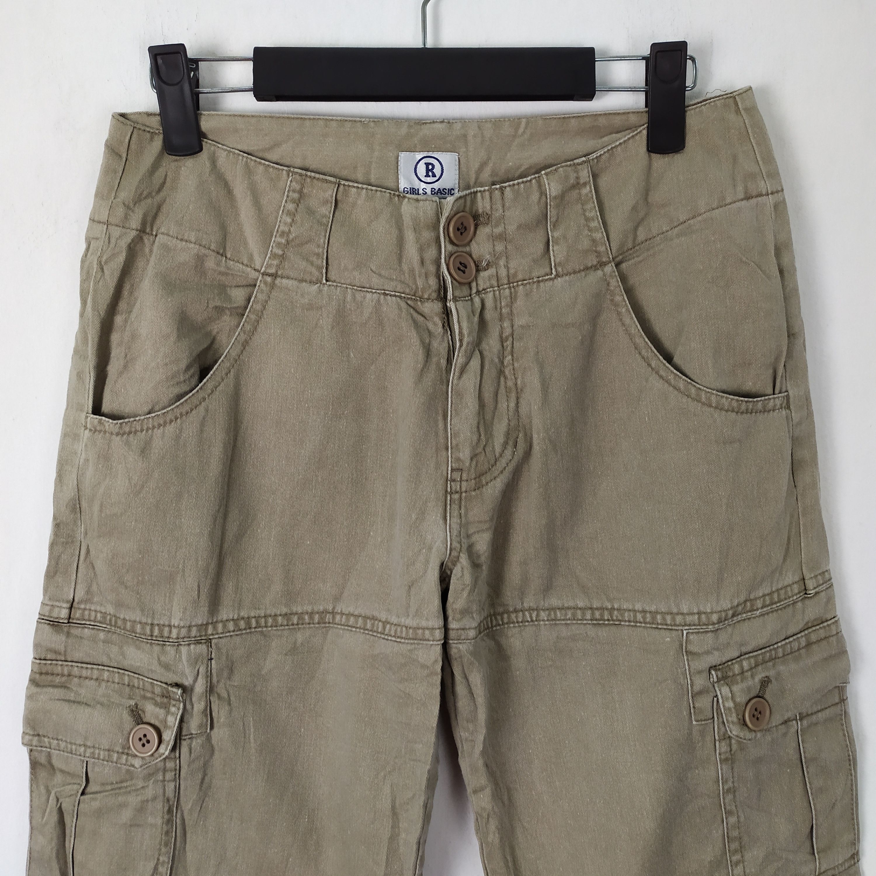 Japanese Brand JUST OFFER❗R GIRL WOMAN CARGO PANTS Size US 27 - 2 Thumbnail