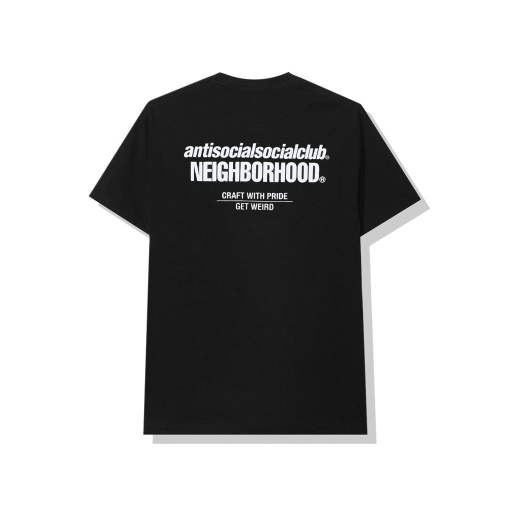 Anti Social Social Club × Neighborhood DS Teal ASSC x NBHD White logo Cambered Black Tee Bape Kith Size US XL / EU 56 / 4 - 6 Thumbnail