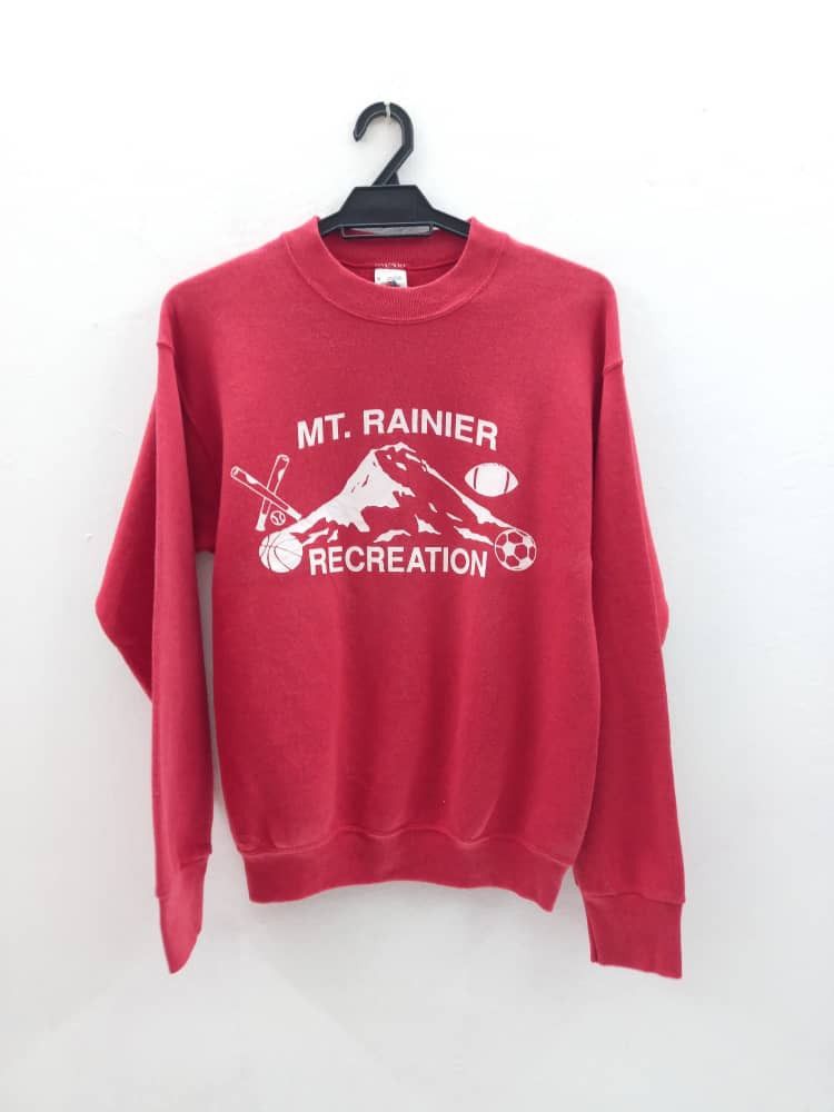 Fruit Of The Loom Vintage sweatshirt MT. Rainier Recreation Size US S / EU 44-46 / 1 - 1 Thumbnail