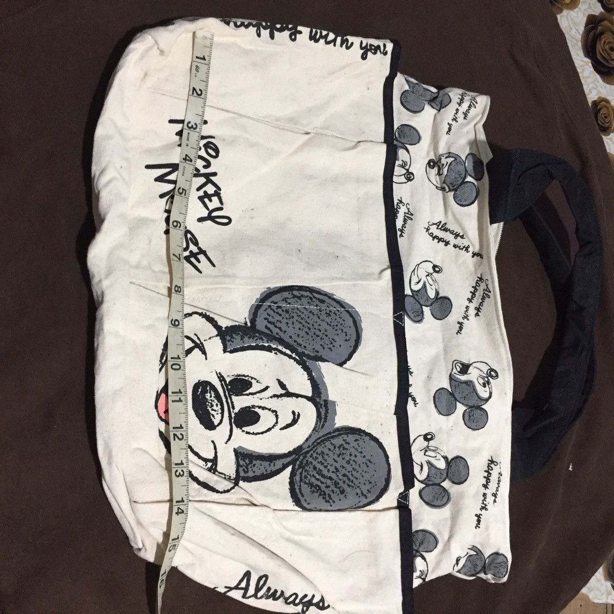 Disney Disney tote bag nice design Size ONE SIZE - 6 Thumbnail