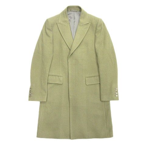 Lad Musician Coats Beige Wool Chester Long Hidden Button | Grailed