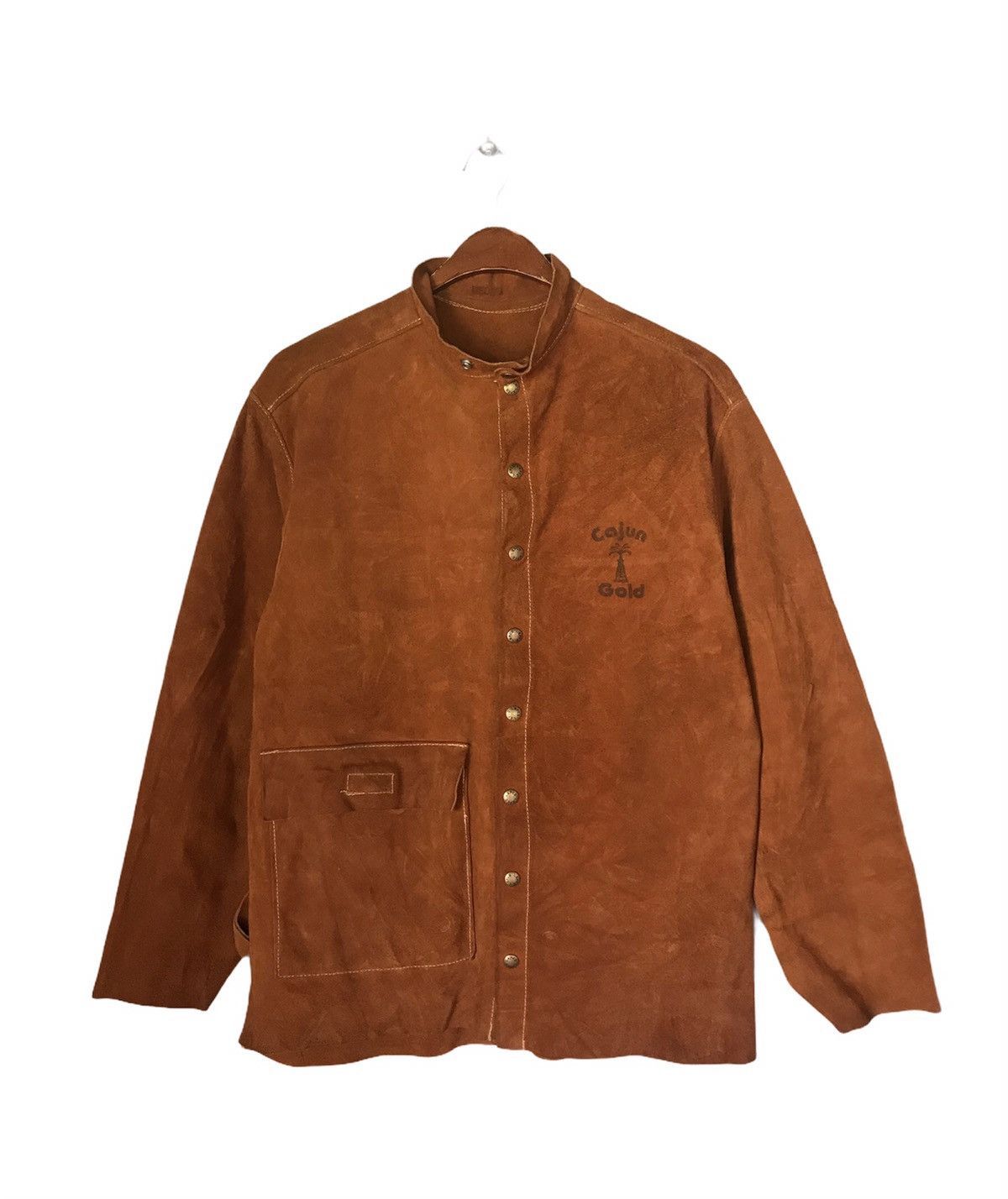 Vintage Vintage Lapco Leather Jacket Snap Button Grailed