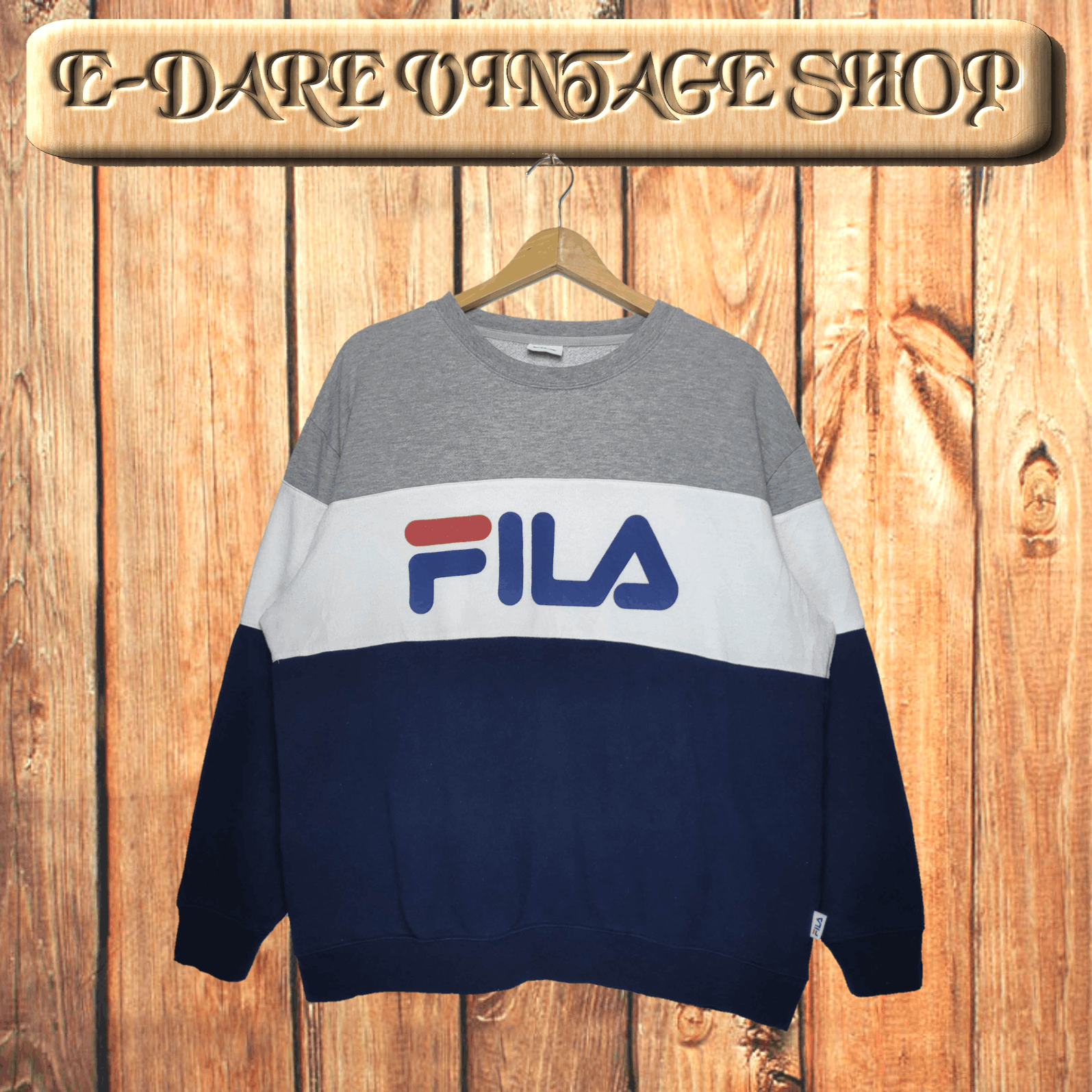 Vintage fila sweater sales