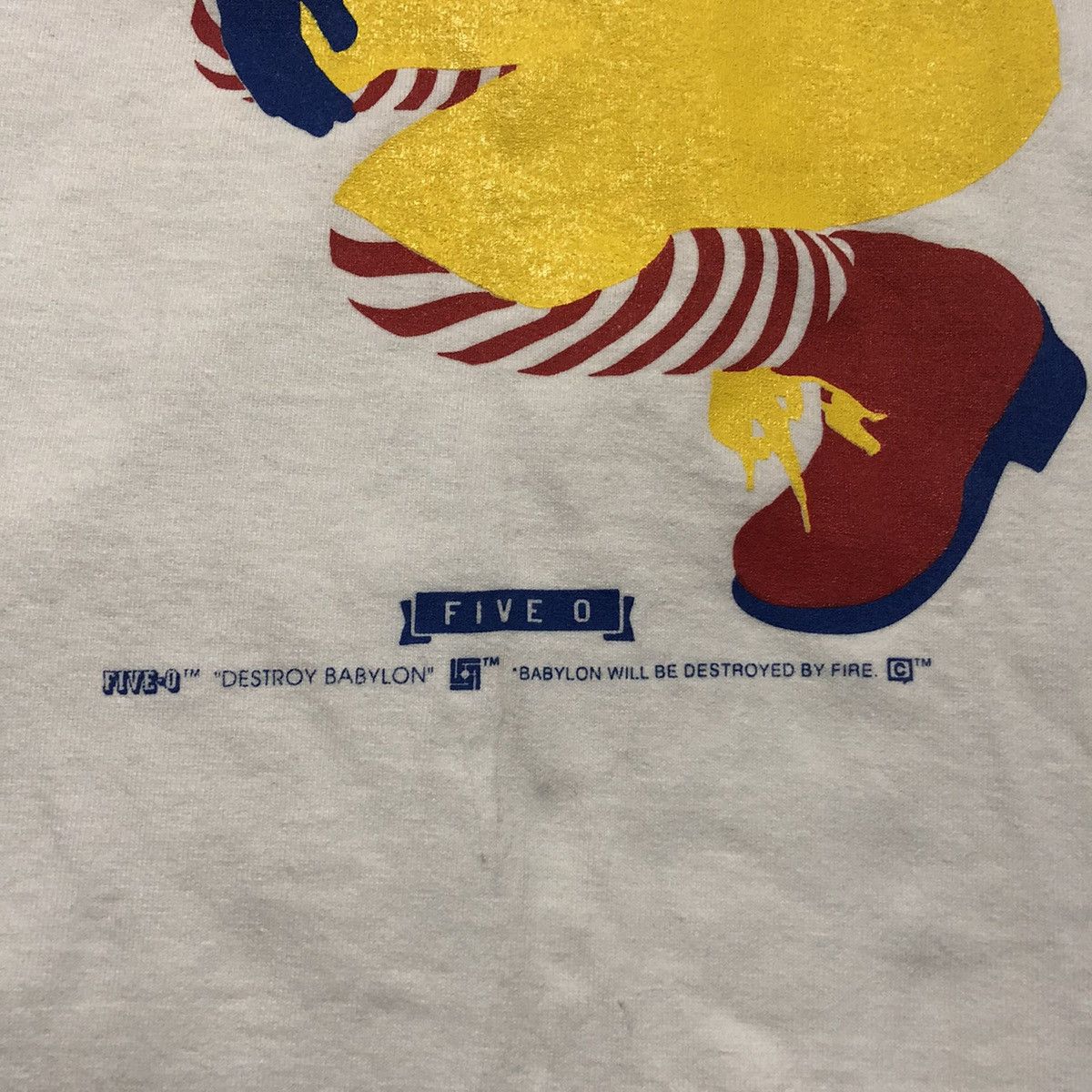 Japanese Brand Vintage Five O Destroy Babylon Band Tees Size US XL / EU 56 / 4 - 3 Thumbnail