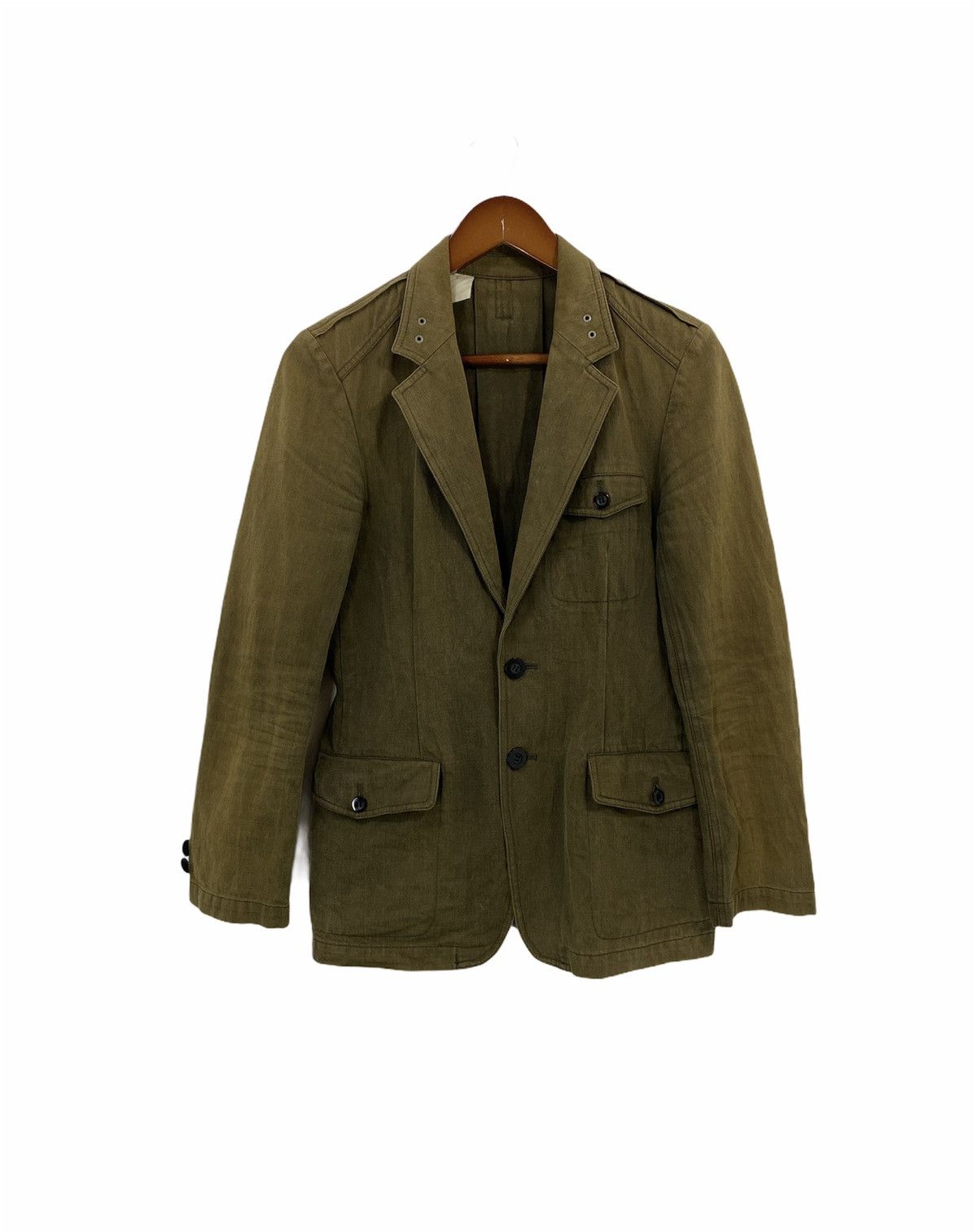 N.Hoolywood N. Hollywood Jacket Olive Color Nice Design Size US S / EU 44-46 / 1 - 1 Thumbnail