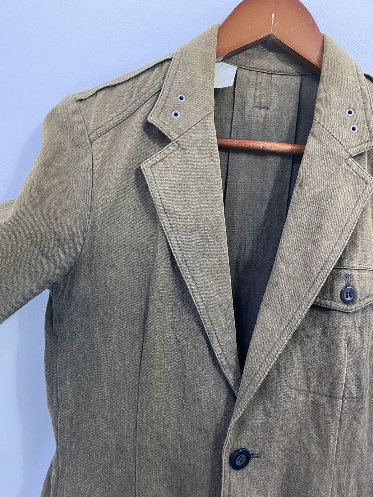 N.Hoolywood N. Hollywood Jacket Olive Color Nice Design Size US S / EU 44-46 / 1 - 4 Thumbnail