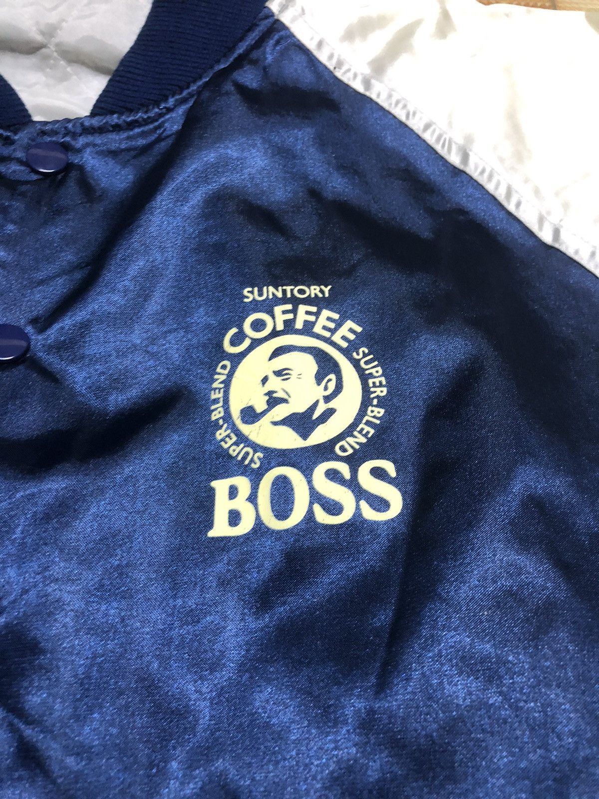 Japanese Brand × Vintage Vintage Big Logo Coffee BOSS Suntory Bomber Jacket Size US L / EU 52-54 / 3 - 7 Thumbnail