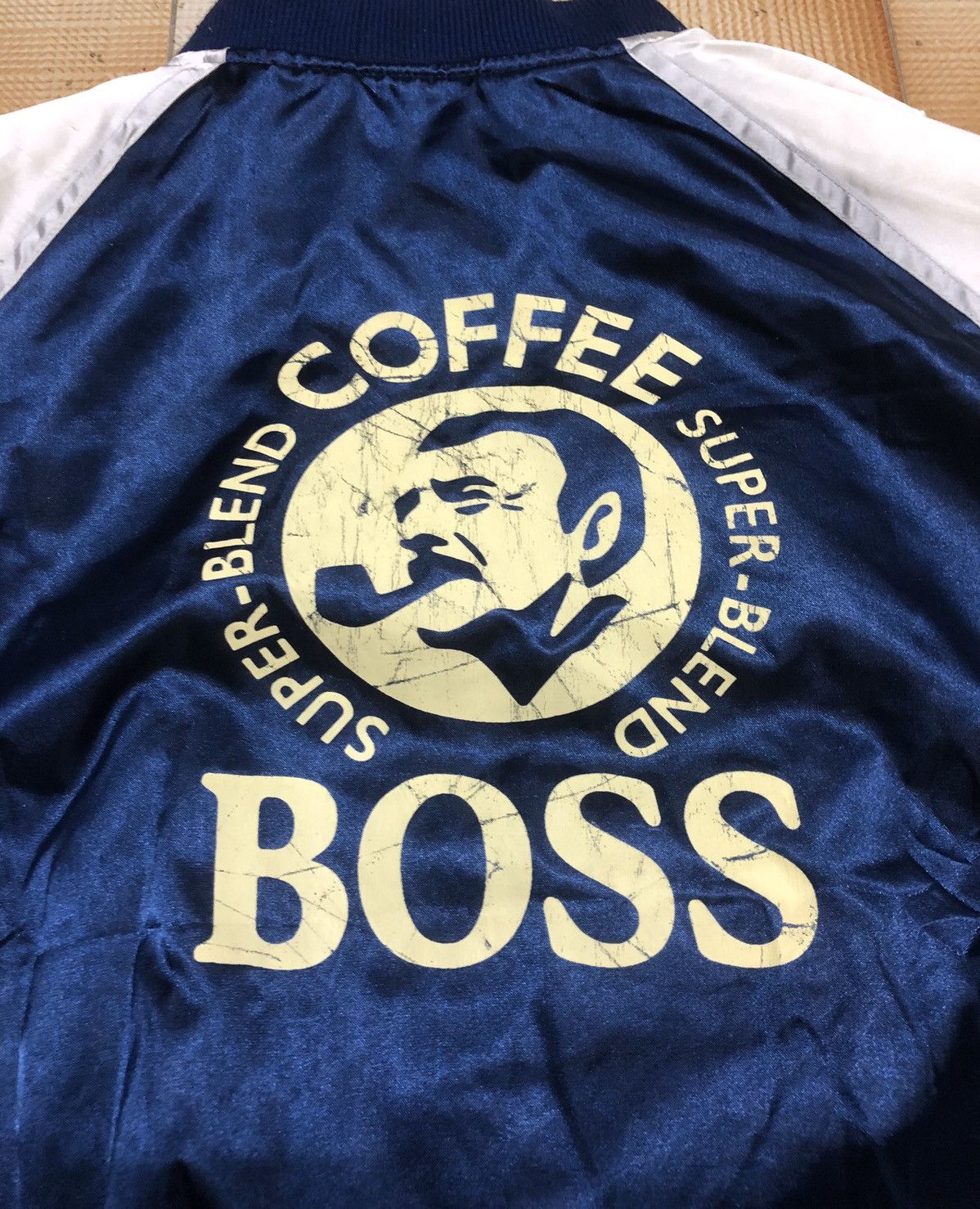 Japanese Brand × Vintage Vintage Big Logo Coffee BOSS Suntory Bomber Jacket Size US L / EU 52-54 / 3 - 6 Thumbnail