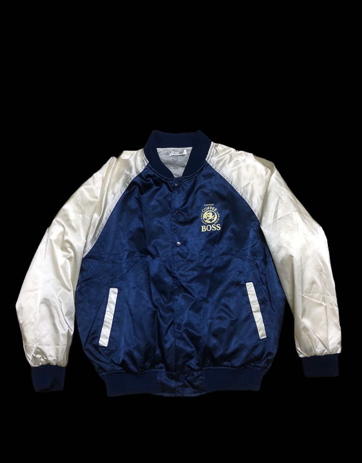Japanese Brand × Vintage Vintage Big Logo Coffee BOSS Suntory Bomber Jacket Size US L / EU 52-54 / 3 - 4 Thumbnail