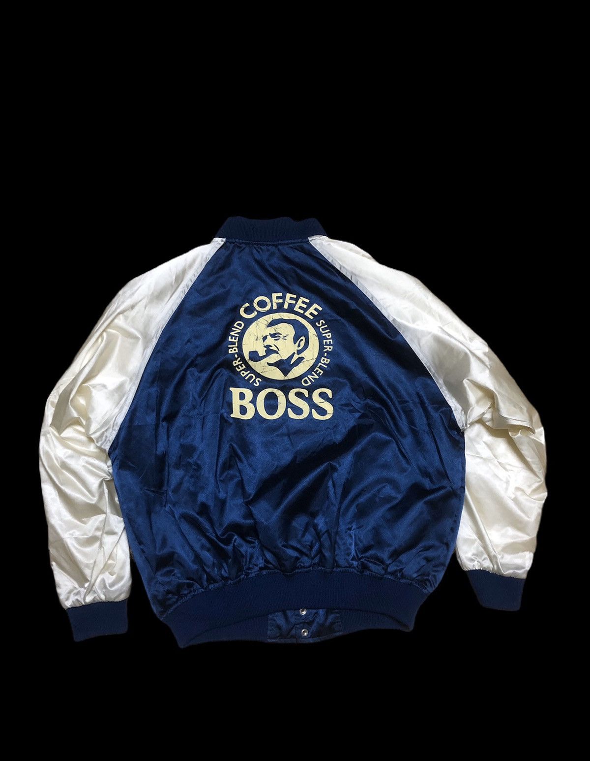 Japanese Brand × Vintage Vintage Big Logo Coffee BOSS Suntory Bomber Jacket Size US L / EU 52-54 / 3 - 3 Thumbnail