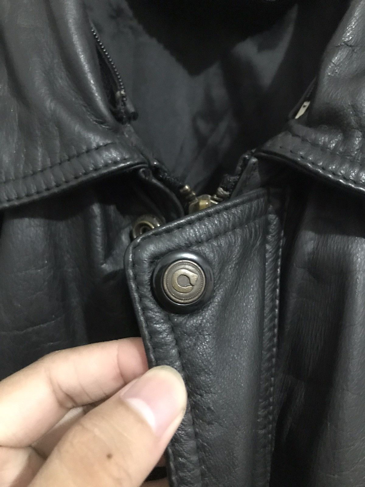Pierre Cardin × Vintage Vintage Pierre Cardin Leather Jacket Size US L / EU 52-54 / 3 - 5 Thumbnail