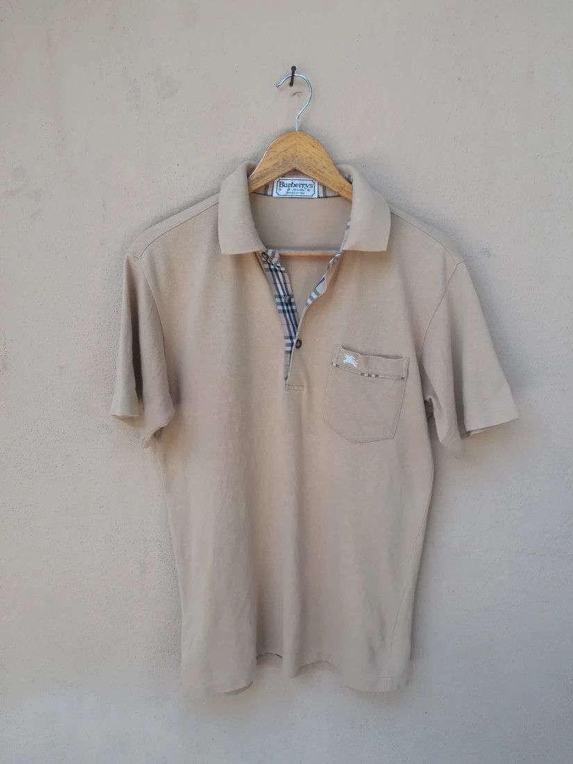 Burberry Vintage Burberrys Nova Check Polo Shirt Size US M / EU 48-50 / 2 - 2 Thumbnail