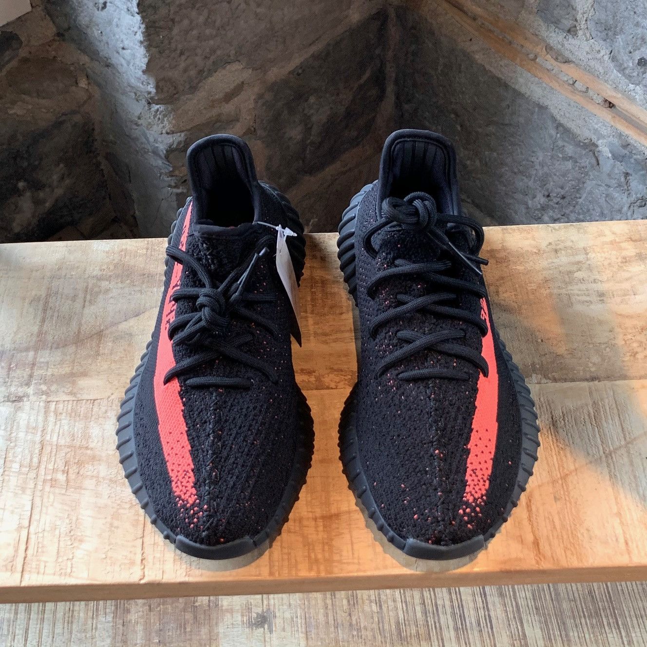 Adidas yeezy boost 350 red stripe clearance