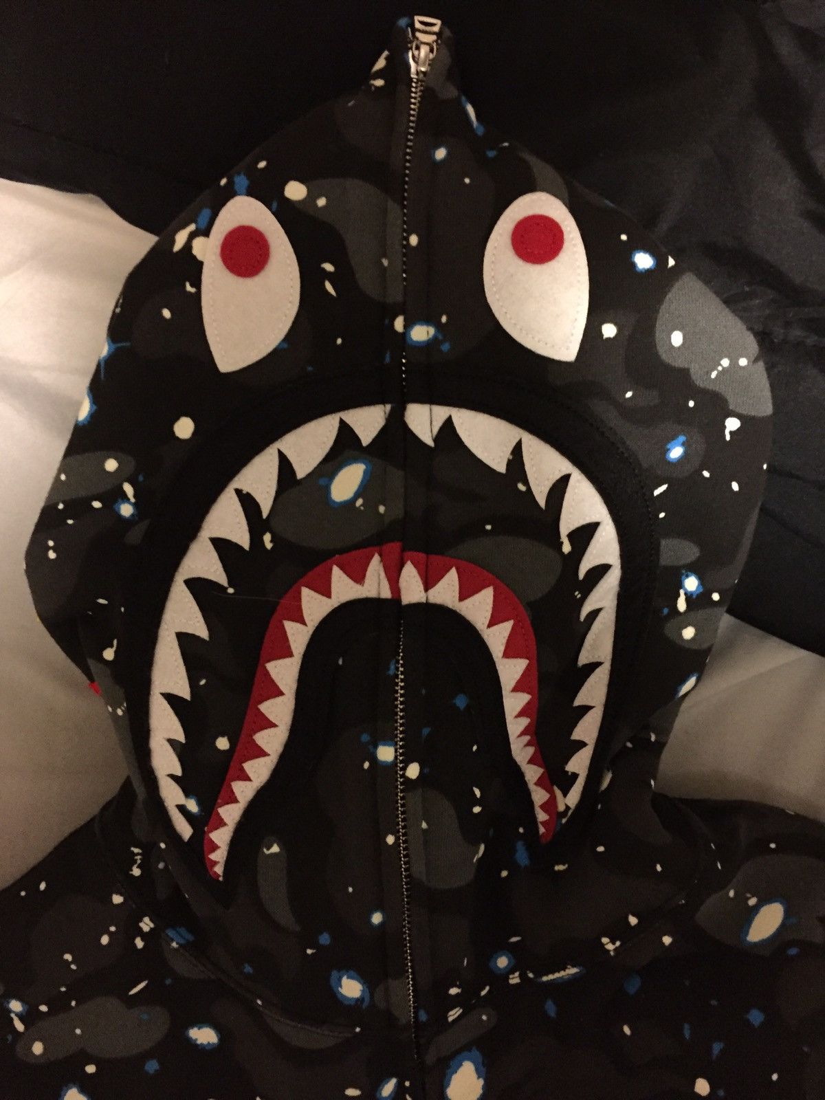 Bape Space Camo Ponr Bape Hoodie Grailed