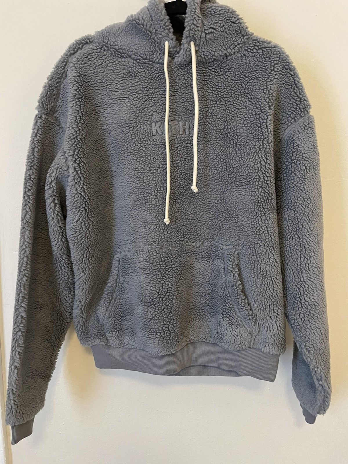 Kith Sherpa Classic Logo Hoodie Monument | Grailed