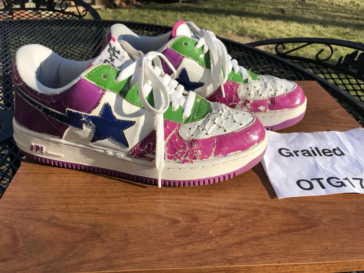 Bape OG Bapesta Grape Fanta RARE | Grailed