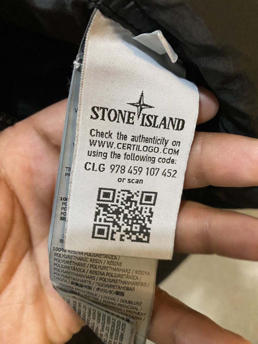 Stone Island Stone Island crinkle reps ny black down jacket sz XL Size US XL / EU 56 / 4 - 3 Thumbnail