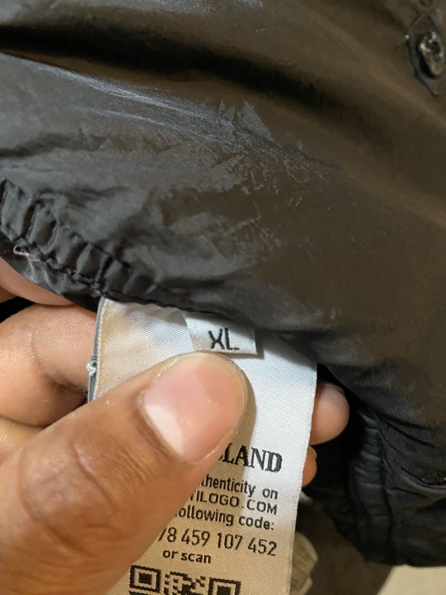 Stone Island Stone Island crinkle reps ny black down jacket sz XL Size US XL / EU 56 / 4 - 2 Thumbnail
