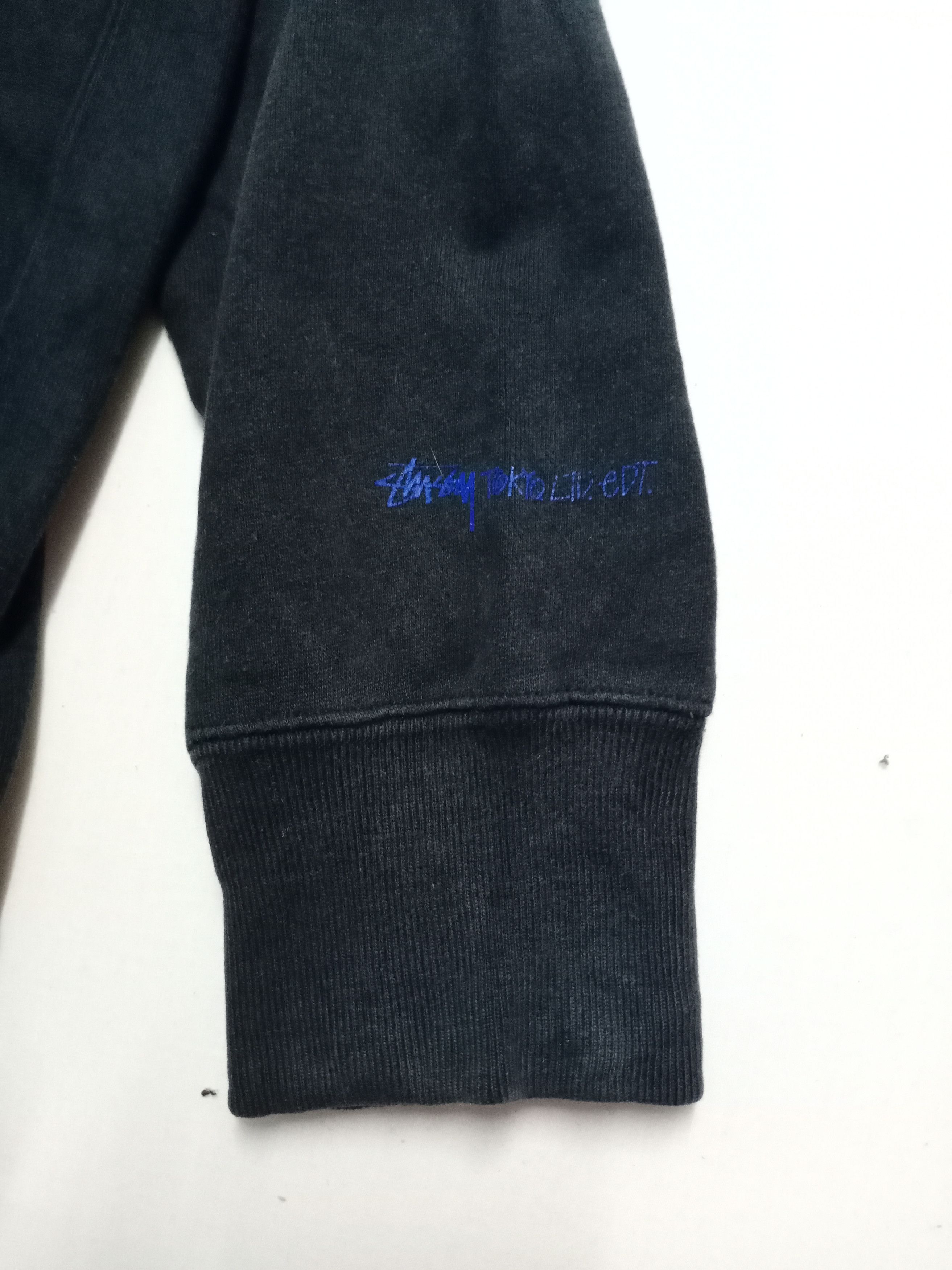 Stussy × Vintage Vintage Stussy Hoodie Big Logo Sweatshirt Size US L / EU 52-54 / 3 - 4 Thumbnail