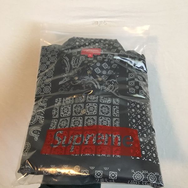 Supreme Supreme Mosaic Silk S/S Shirt Black | Grailed