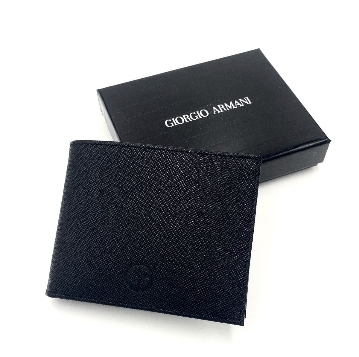 Giorgio Armani Saffiano bi-color leather wallet Size ONE SIZE - 3 Thumbnail