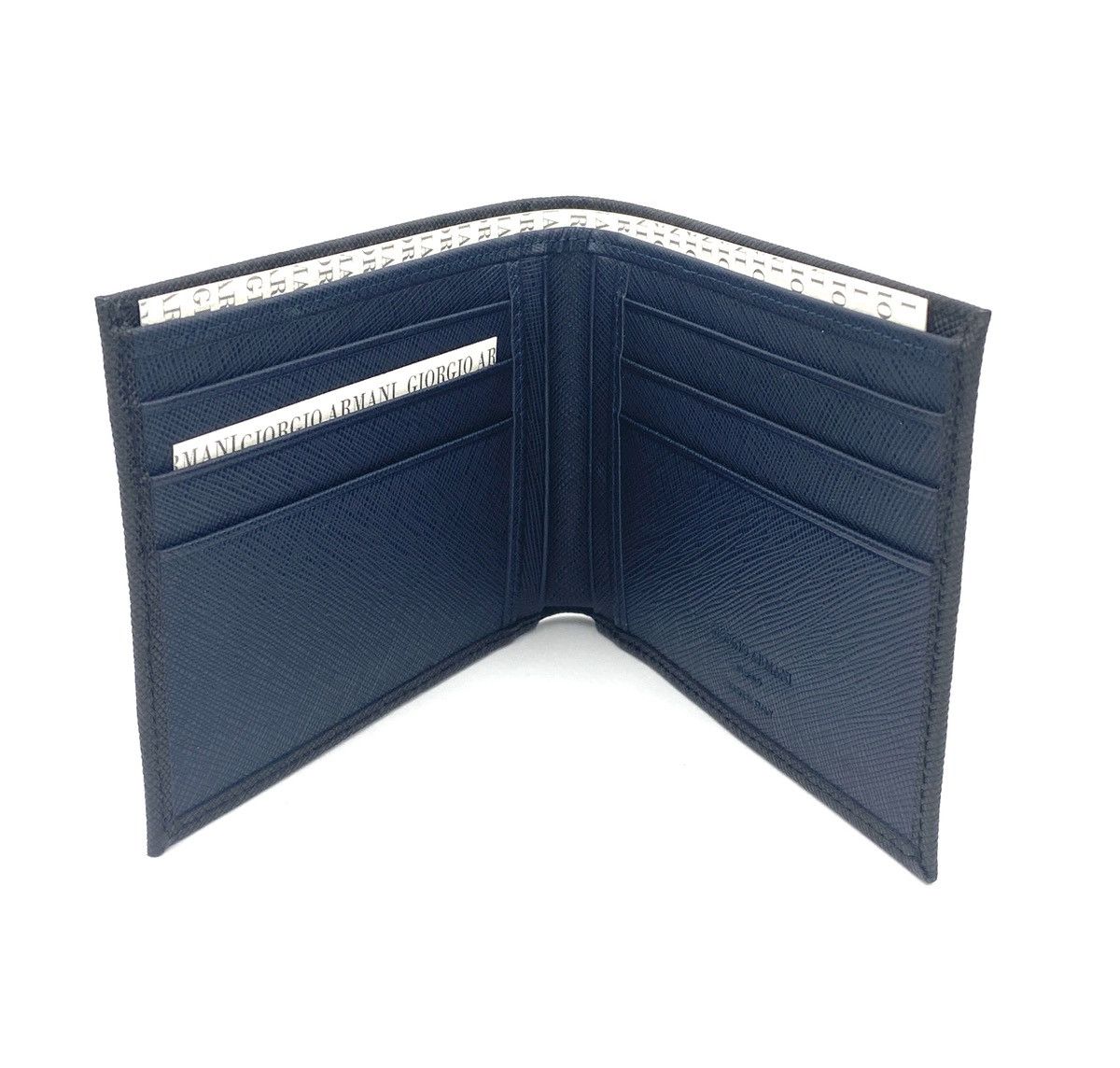 Giorgio Armani Saffiano bi-color leather wallet Size ONE SIZE - 4 Thumbnail