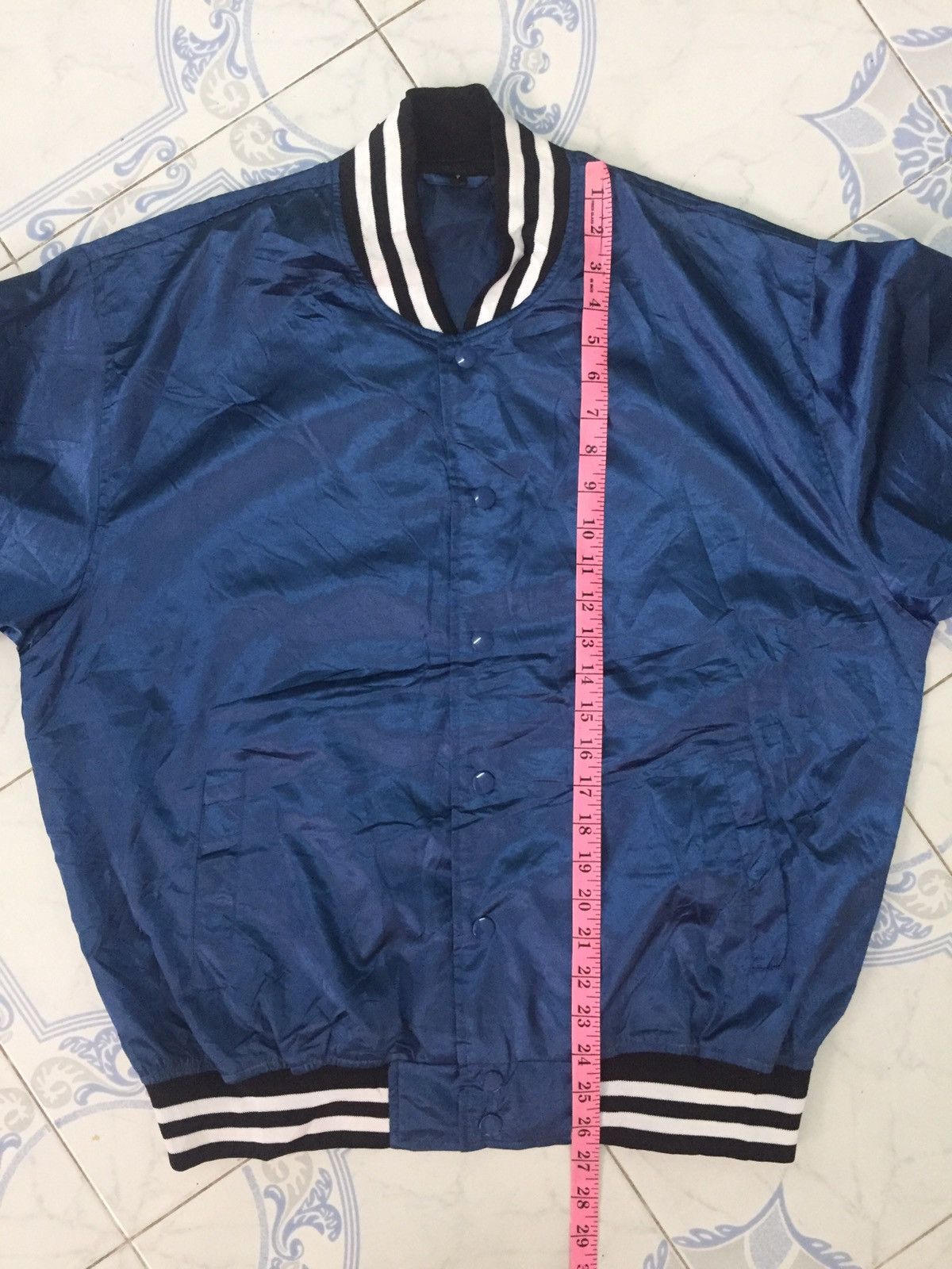 Japanese Brand × Ordinary Fits Japanese Thin Plain Flashy Blue Snap Button Jacket Size US L / EU 52-54 / 3 - 15 Thumbnail