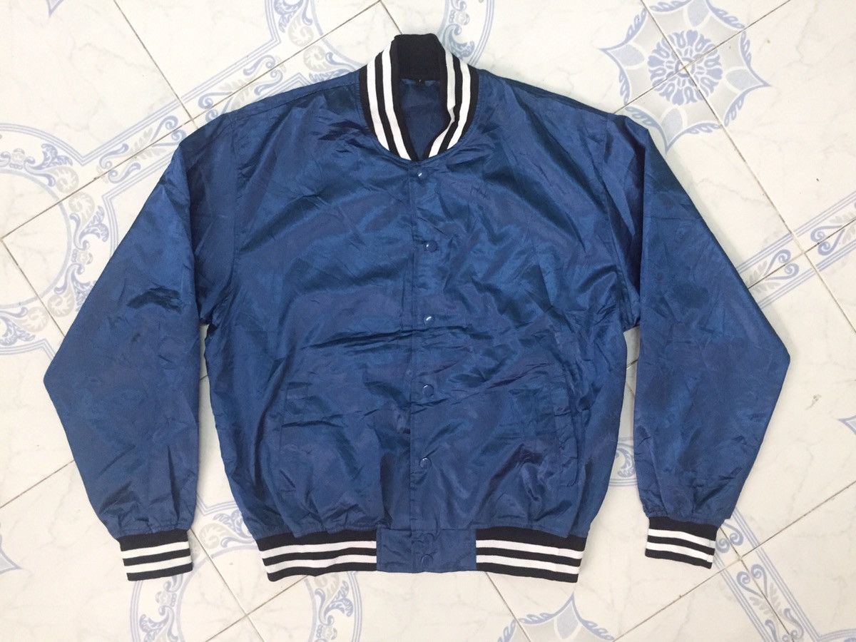 Japanese Brand × Ordinary Fits Japanese Thin Plain Flashy Blue Snap Button Jacket Size US L / EU 52-54 / 3 - 1 Thumbnail